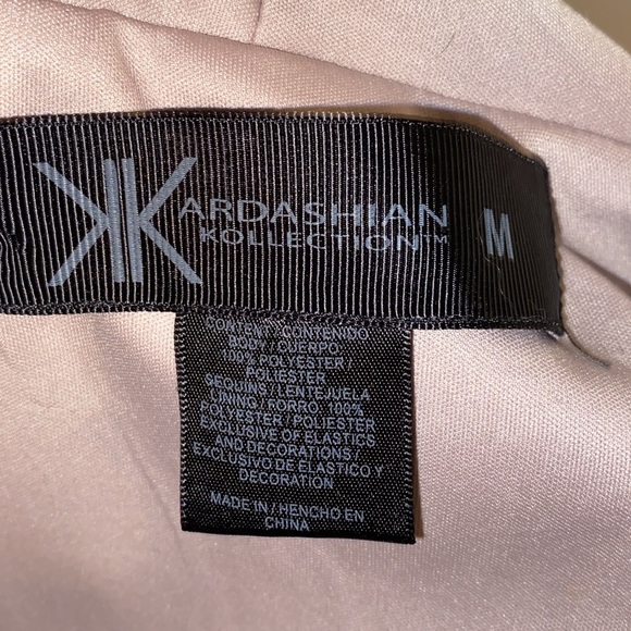 Kardashian Kollection Cropped Rose Gold Blazer - Picture 7 of 7